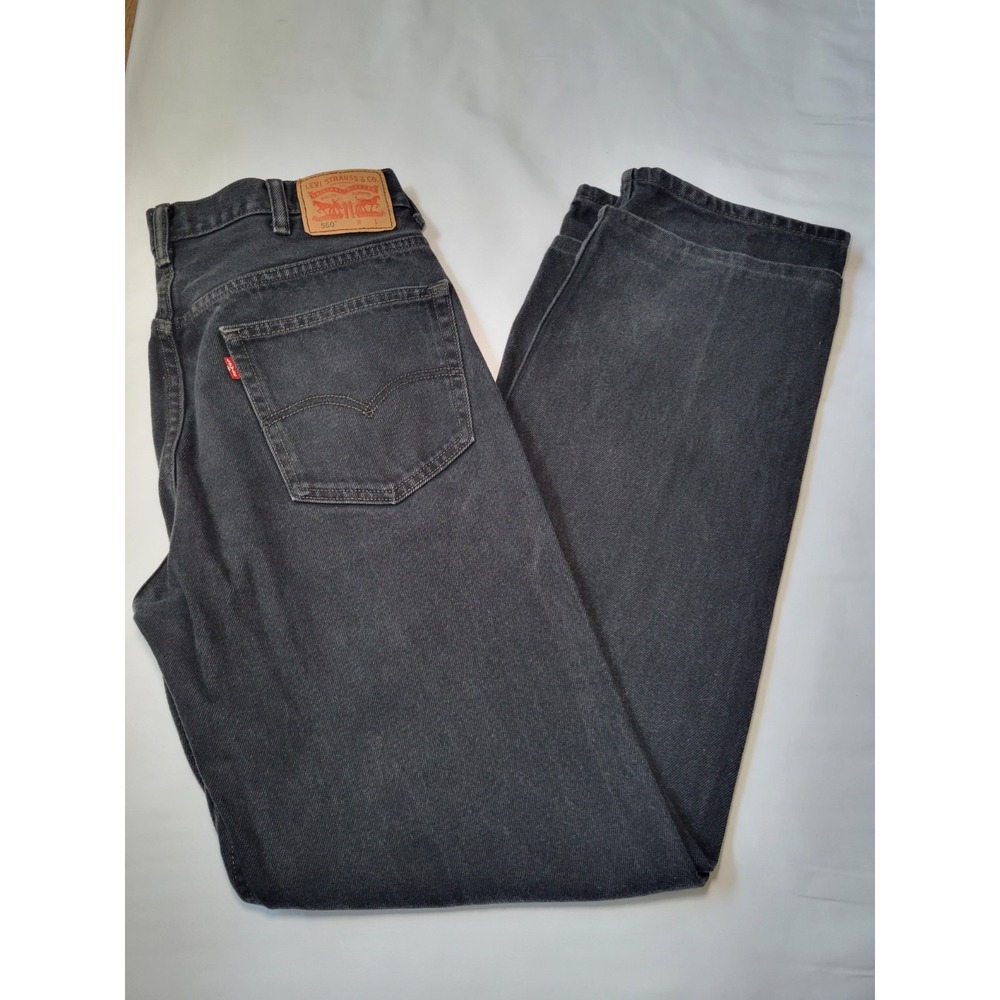 Levi's Men’s Black Denim Jeans - Classic Straight Fit